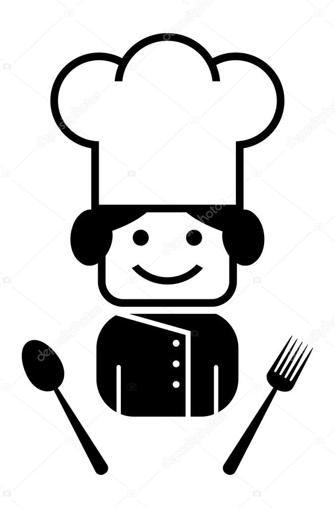 Young girl chef