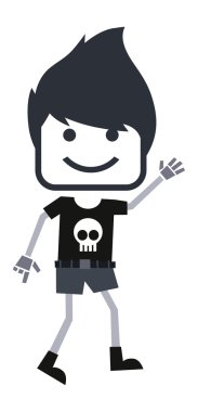 Cute punk müzik adamı