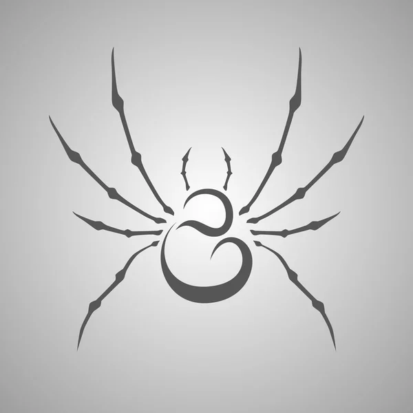 Spinne — Stockvektor