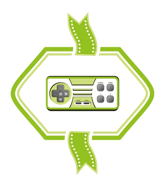 Spel joystick console — Stockvector