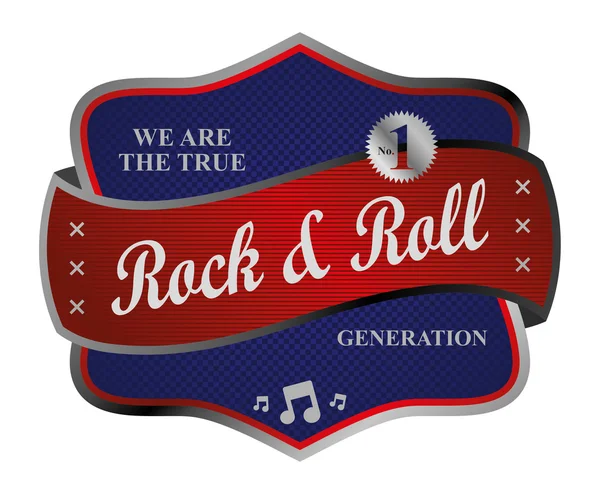 Rock and roll — Stock Vector