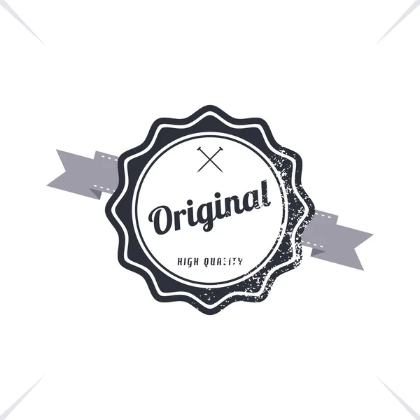 Original label — Stock Vector