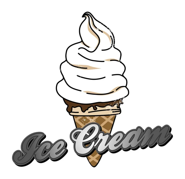 Ice cream theme — Stock Vector