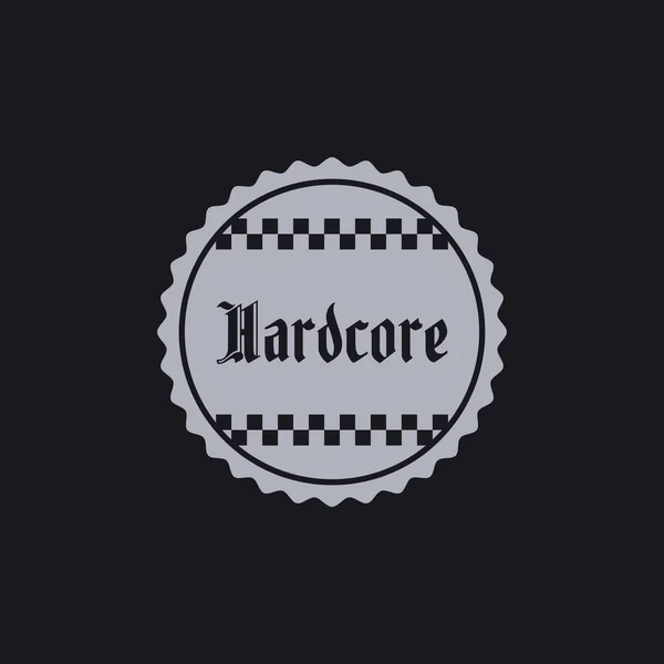 Hardcore — Stockvektor