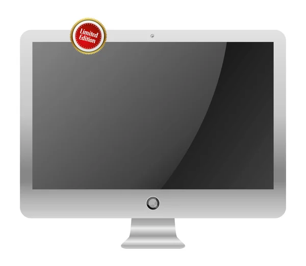 Computer device monitor — Stock Vector