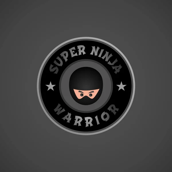 Ninja warrior — Stock Vector