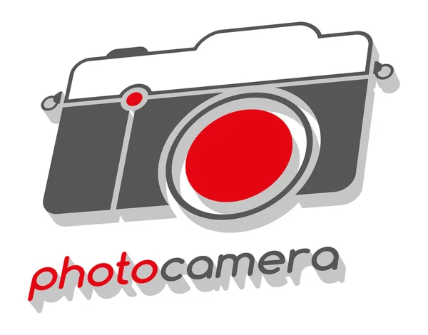 Fotografia fotocamera — Vettoriale Stock