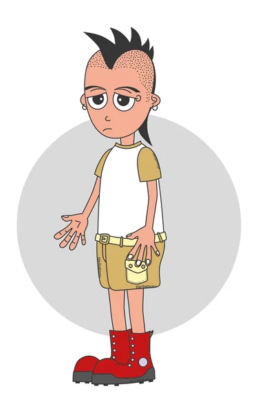 Uomo personaggio dei cartoni animati — Vettoriale Stock