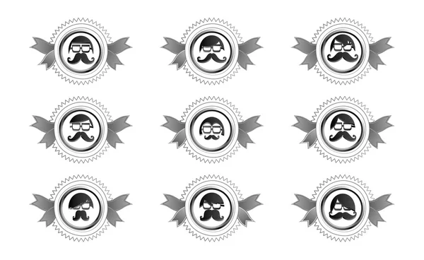 Bigotes de arte — Vector de stock