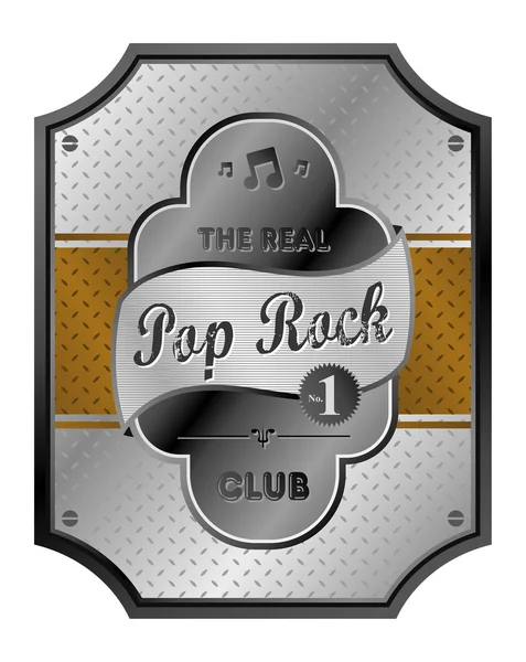 Pop-rock — Archivo Imágenes Vectoriales