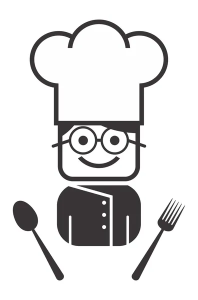 Young chef — Stock Vector