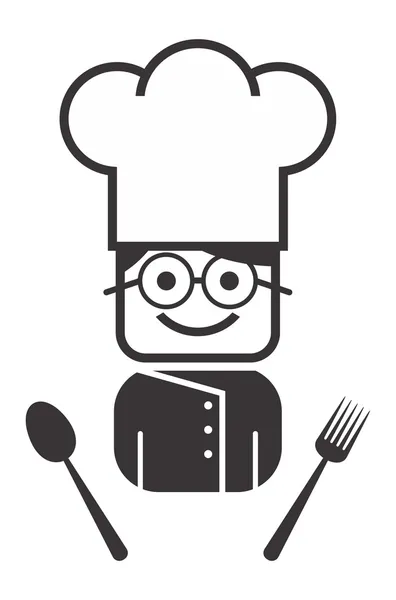 Jeune chef — Image vectorielle