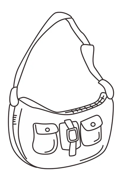 Bolso mujer — Vector de stock