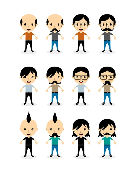 Character set — Stock Vector