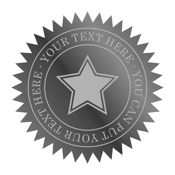 Star label art — Stock Vector