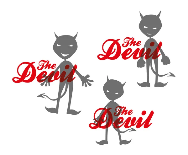 Diable maléfique — Image vectorielle