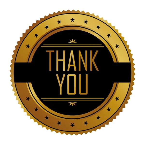 Thank you — Stock Vector