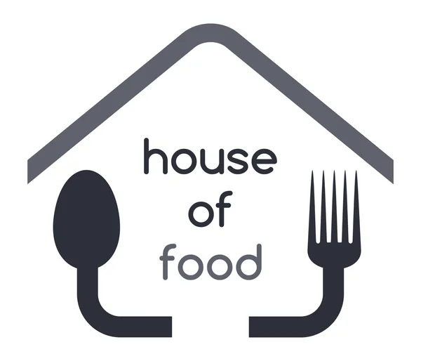 Casa de comida — Vetor de Stock