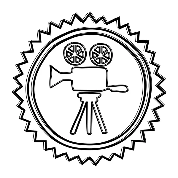 Rouleau icône du film — Image vectorielle