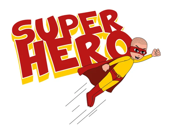 Super kluk hrdina charakter — Stockový vektor