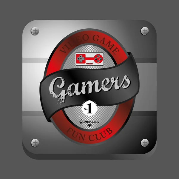 Gamer Club — Stockvektor