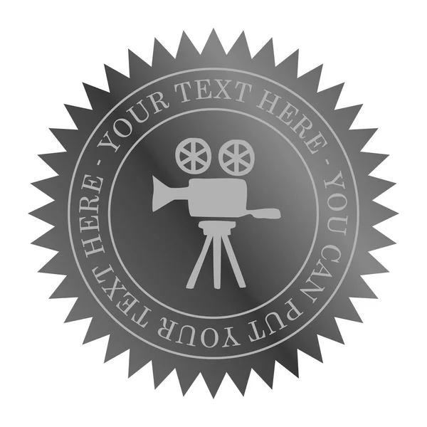 Movie label art — Stock Vector