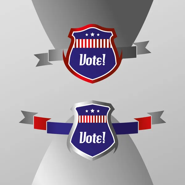 Étiquette de vote — Image vectorielle