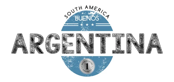 Krajowa odznaka Argentyna — Wektor stockowy