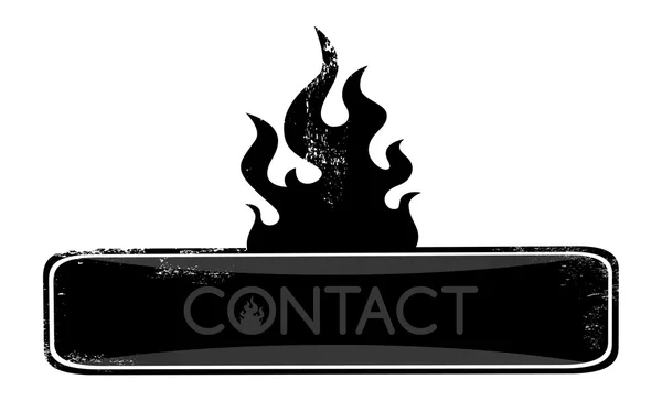 Contact bouton — Image vectorielle