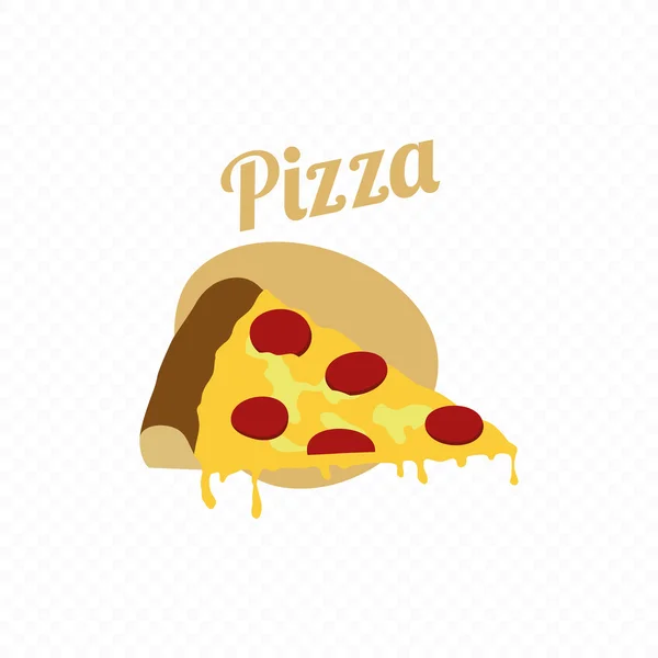 Retro Look Pizza — Stock Vector