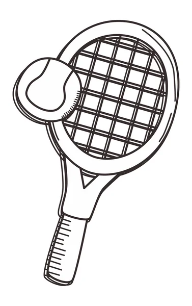 Sport icône tennis — Image vectorielle