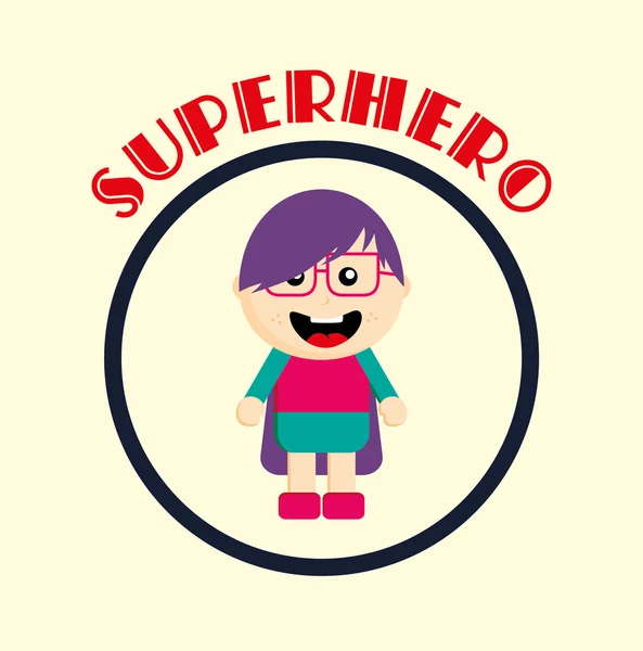 Superhéroe — Vector de stock