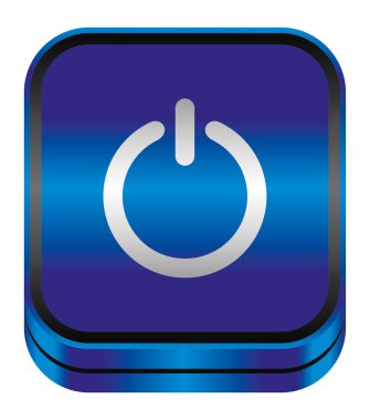 güç simgesi düğmesini