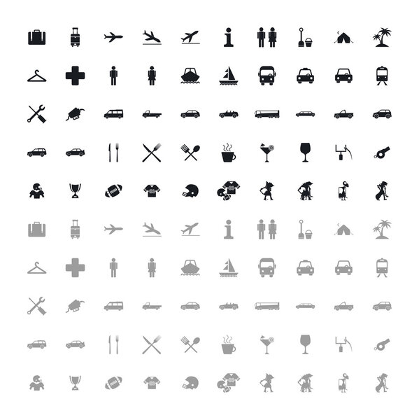 Icon set collection