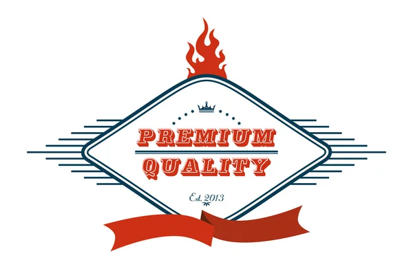 Label qualité premium — Image vectorielle