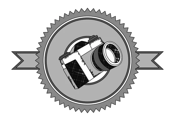 Kamera etiketi — Stok Vektör