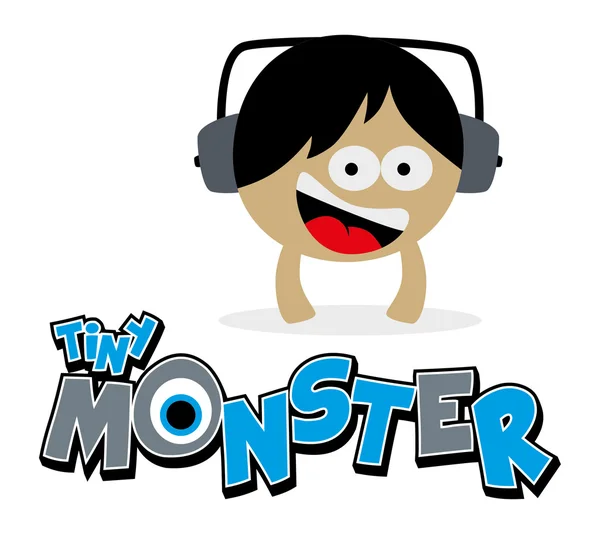 Schattig monster — Stockvector