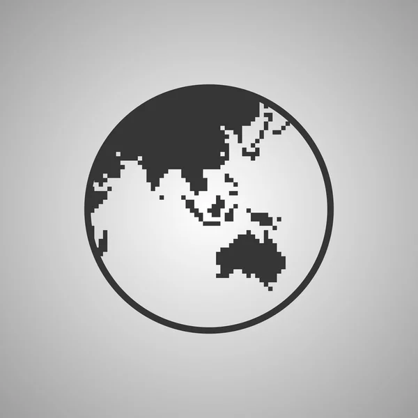 Globe karta — Stock vektor