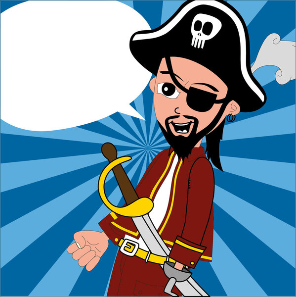 Пиратская карикатура
