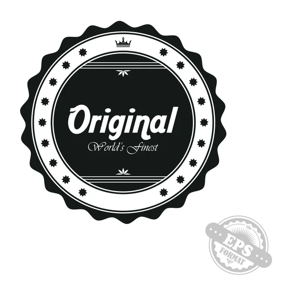 Retro lint badge ontwerp — Stockvector