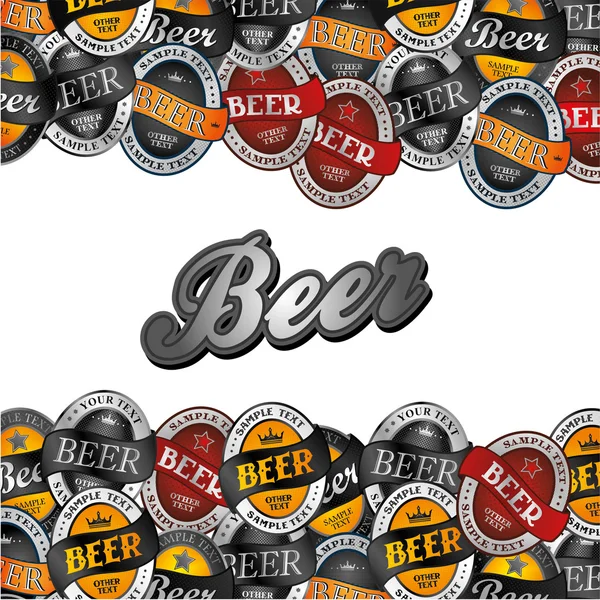 Etykieta piwa — Wektor stockowy