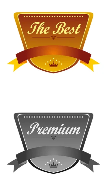 Product retro label thema — Stockvector