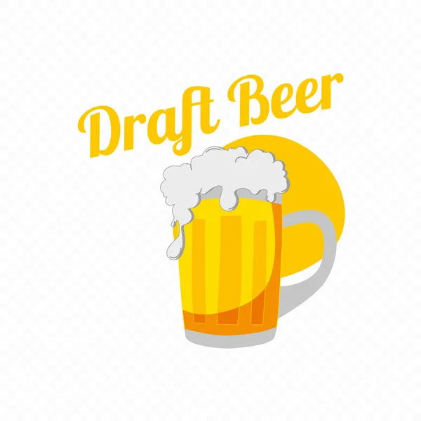 Draft Beer — Stock Vector