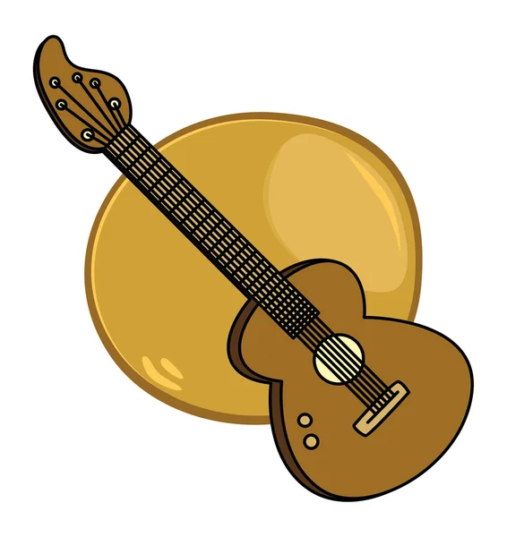 Баттон-гитарный рок — стоковый вектор