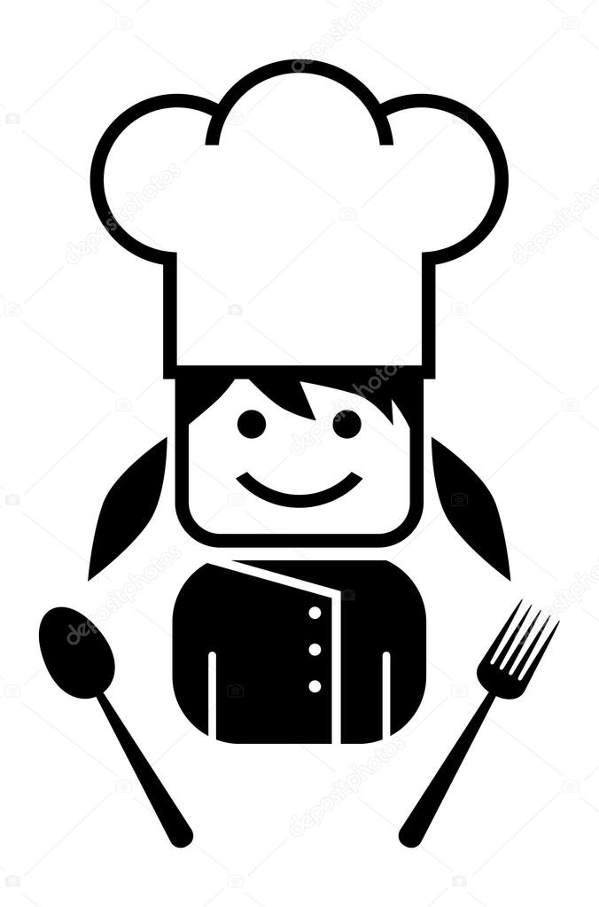 Young girl chef