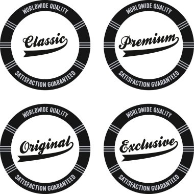 Vintage etiket sticker