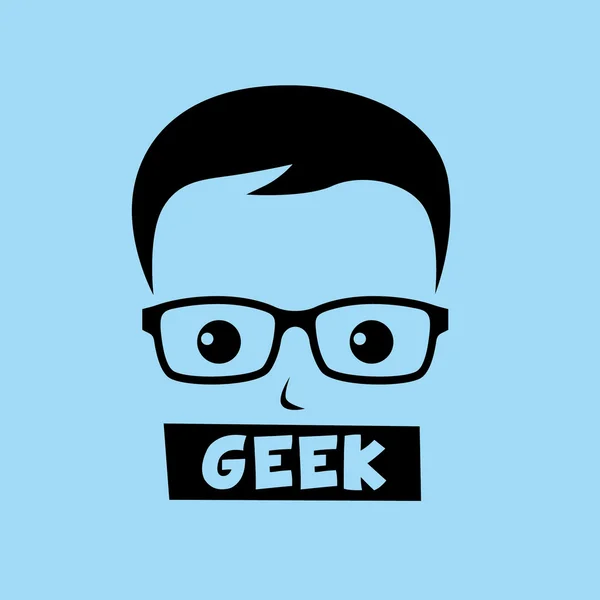 Geek nerd boy — Stockový vektor