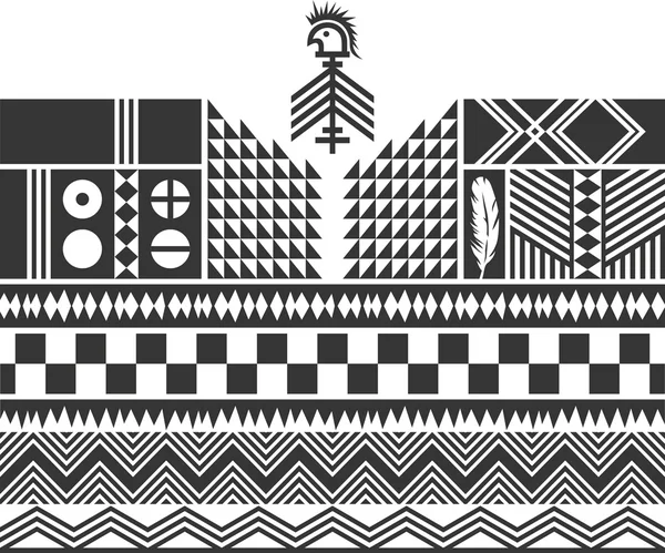 Illustration d'art amérindien — Image vectorielle