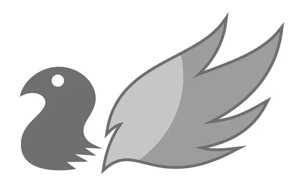 Icono de paloma — Vector de stock