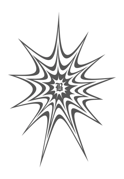 Spinnennetz Kunst Illustration — Stockvektor